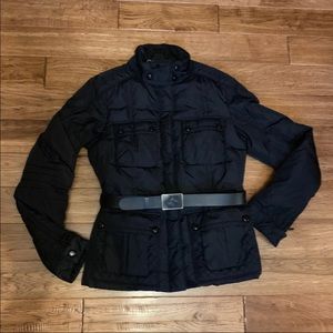 Gucci Down Coat belted at waist